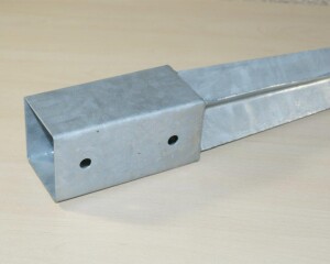 Bodeneinschlaghülsen 71x71/750/2,0 mm, Stahl verzinkt