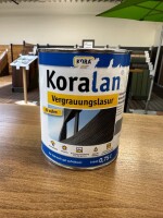 Koralan Vergrauungslasur Farbton: Basalt 0,75 Ltr. (Bestellware: Sonderanfertigung / Anlieferung nur nach Absprache)