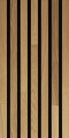 13 x 330 x 2600 mm Acoustic Sense WOOD, 5 x 31 mm Massivholzstreifen Eiche natur 04310, Struktur: gebürstet, Breite: fugenloser Optik (8 mm Filzträger - Deckmaß: 320 mm) Mindestabnahme 2 Stück = 1,716 qm