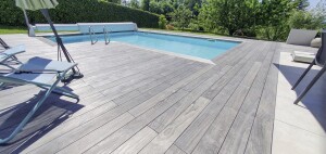 21 x 142 mm Accoya® COLOR GREY, acetylierte Pinus Radiata, durchgehend grau gefärbt, Clip-Nut mit Labella-4 mm Clip oder ROG-Clip, glatt gehobelt Kanten gerundet, unbehandelt, (DK1) 50 Jahre Garantie, Längen auf Anfrage: 180 & 480 cm (Abrechnung nach Lfm.