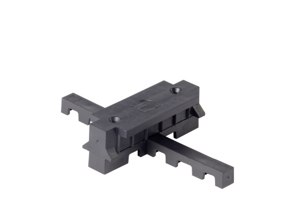 DISTANZ-KREUZ Rog-Clip 2.0 ca. 7 mm für die Befestigung von Accoya & Thermoholz Terrassendielen mit Abstandsfuge zur Vermeidung von Staunässe ohne Schrauben (Karton à 100 Stk.), Verbrauch: 142 mm = 16 St. / 190 mm = 13 St / qm