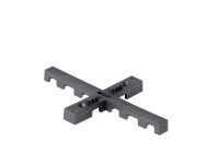 DISTANZ-KREUZ Rog-Clip 2.0 ca. 7 mm für die Befestigung von Accoya & Thermoholz Terrassendielen mit Abstandsfuge zur Vermeidung von Staunässe ohne Schrauben (Karton à 100 Stk.), Verbrauch: 142 mm = 16 St. / 190 mm = 13 St / qm