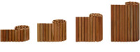 Hartholz-Rollboarder 30 x 180 cm, Hartholzleisten abgerundet, ca. 20 x 45 mm, glatt gehobelt, auf jeweils 2 Stahldrähten rückseitig geheftet, 60 Stück / Nur ganze VE (ca. 8 Wochen) - Einzelgewicht: 7 Kg
