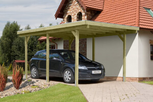 Einzelcarport, grün, 303x505cm, VE: 1, Art.-Nr.:...