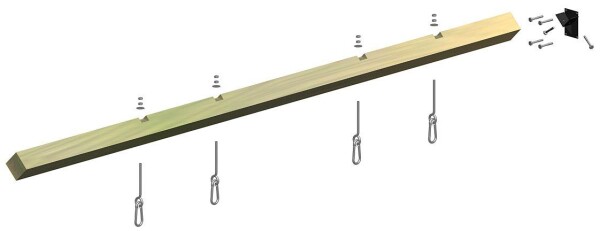 Multi-Play Schaukelbalken 9x9x300cm, , VE: 1, Art.-Nr.: 67522 (Ab Lager Lübbecke / Verfügbarkeit auf Anfrage)