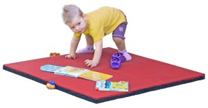 Multi-Play Fallschutzmatten, rot (2er-Set), 50x50x3,5cm,...