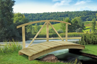 Gartenteichbrücke, 80x240cm, VE: 1, Art.-Nr.: 66030 (Ab Lager Lübbecke / Verfügbarkeit auf Anfrage)