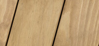 25 x 190 mm Accoya® La Bella-Protect Teak Magnum Terrassendielen, Oberfläche: Teak, Clip-Nut mit Labella-4 mm Clip oder ROG-Clip, glatt gehobelt Kanten gerundet, unbehandelt, (DK1) 50 Jahre Garantie, Längen: 240-270 cm (Abrechnung nach Lfm.)