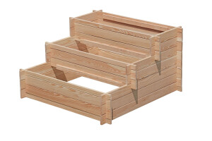 COMBO 3x3 Pflanztreppe, Lärche, 110x114x63cm, VE: 8,...