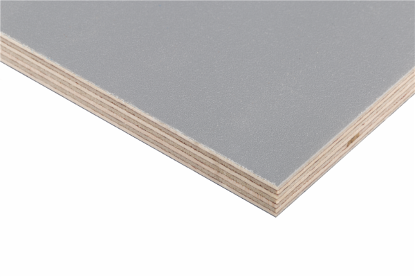 9 x 1250 x 2500 mm WISA-Multiwall, GRAU/GRAU, Birke Multiplex mit beids. 0,2 mm Polypropylenbeschichtung beids. GRAU ähnlich RAL 7001, Beschichtung Klasse 4 gemäß EN 204 Trägerplatte Klasse 3 gemäß EN 314-2N 314-2 (Stückpreis: 195,21 Euro),