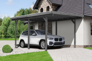 Einzelcarport, grau , 303x505cm, VE: 1, Art.-Nr.: 68002...