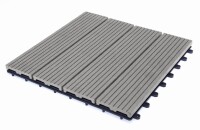 30 x 30 cm Klick-BPC-Terrassenfliese Vivadeck Grau mit integrierten Stecksystem (Mindestbestellmenge: 1 Paket / 11 St. = 0,99 qm / Stückpreis: 2,84 €) (Aktuell Ausverkauft)