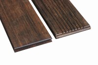 20 x 137 x 1850 mm BAMBOO X-TREME WENDE-TERRASSENDIELEN, aus thermisch behandeltem Bambus, DK 1, vorgeölt, einseitig grob geriffelt, mit Clip-Nut (Clip: 20 St. / qm), Kopfseitig: N&F (Abr. Lfm.)