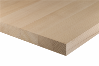 40 x 1250 x 1500 mm Leimholzplatte Buche gedämpft AB, foliert, Laubholz, Leimholz nach EN 13353, durchgehende Lamelle 40-70 mm (Preis / qm: 173,5496 €)