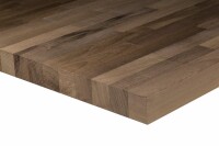 27 x 1210 x 2500 mm Leimholzplatte Nussbaum europäisch A/B, foliert, Laubholz keilgezinkte, D3 verleimt, Lamelle 40-42 mm (Preis / qm: 223,9104 €)